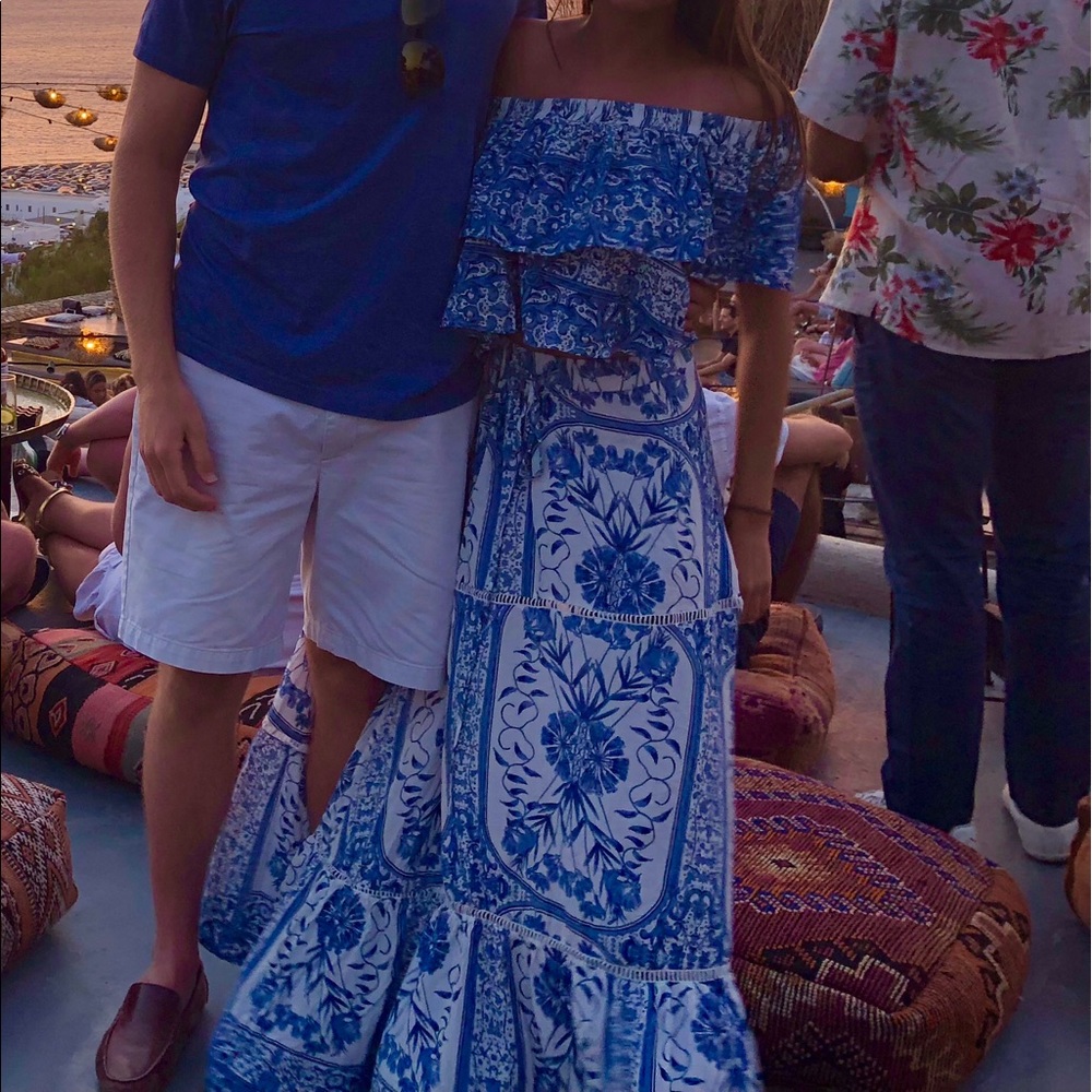 LF Off Shoulder Top & Maxi Skirt Set